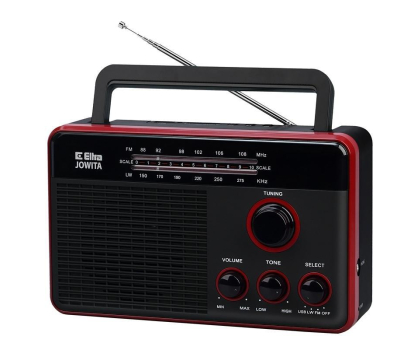 Radio i budzik ELTRA RO ELTRA JOWITA USB Czarny